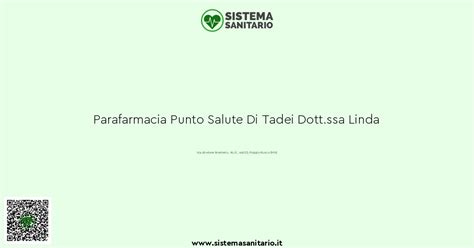 punto salute poggio rusco|Parafarmacia Punto Salute Di Tadei Dott.ssa Linda a Poggio。